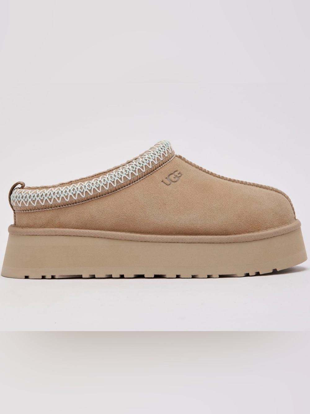 New UGG Tan & Blue Tazz platform size 5 - Picture 4 of 11